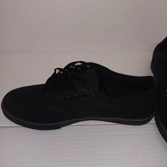 VANS WOMEN'S LACE UP CANVAS SNEAKERS - Picture 9 of 13